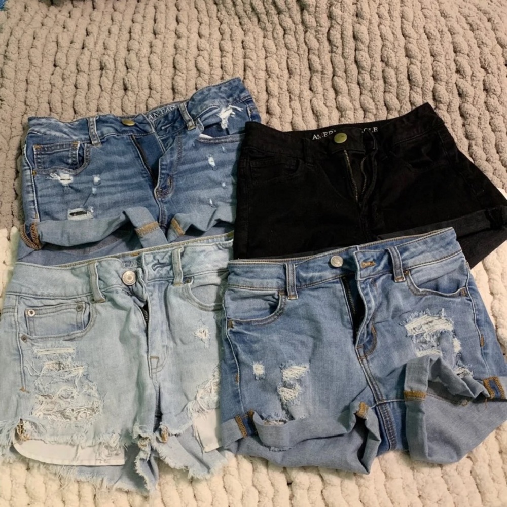 High waisted shorts